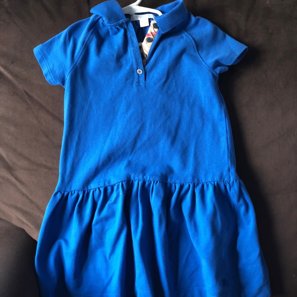 Girls Burberry polo dress. Worn once !